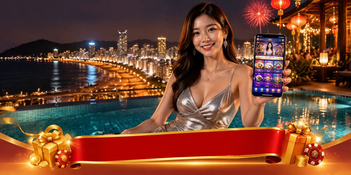 Cảnh đêm tại chợ casino Quy Nhơn
